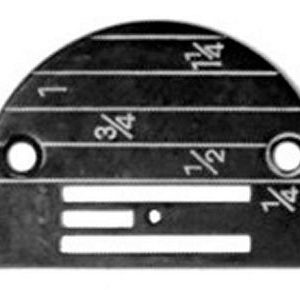 Needle Plate for Singer 31-15 – Regular Gauge Marks (Compatible)