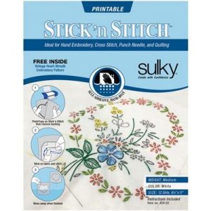 Sulky Stick N Stitch Adhesive Wash Away Stabilizer