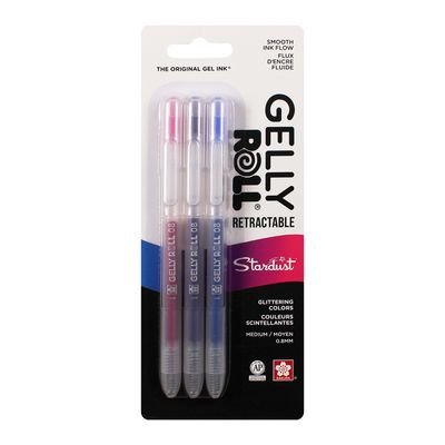Sakura Gelly Roll Retractable, Stardust 3/PK