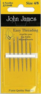 John James Sharps Needles Size 4-8 (12-pack)