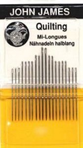 John James Betweens (Quilting) Needles Size 3-9 (12-pack)