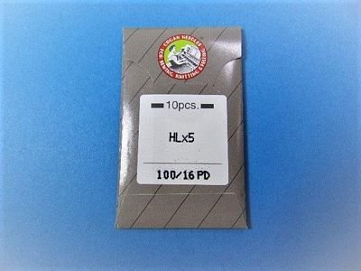 Organ Needles Titanium HLx5 High-Speed Quilting Needles Size 100/16 (10-pack)