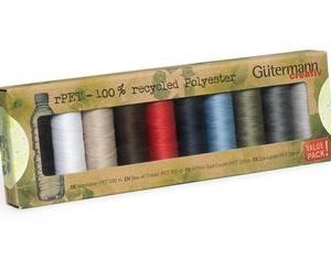 Gutermann Sew-all Thread Set 100m 10 Spools- Dark