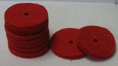 Spool Pin Felts, Red Color 100 to the Package.