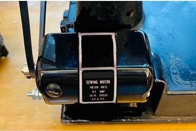 Motor 110/120 Volt Black for Singer 221 (Compatible)