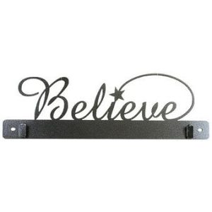 Ackfeld Manufacturing 14 in Believe with Clips Charcoal