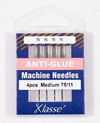 Klasse Anti-glue Super Nonstick Needles Size 75/11 (4-pack)