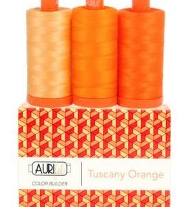 Aurifil Color Builder Tuscany Orange 3pc.