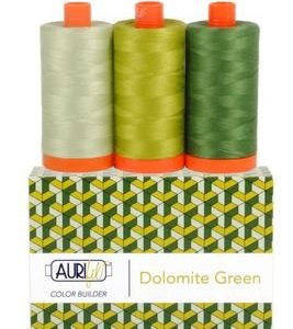 Aurifil Color Builder Dolomites Green 3pc.