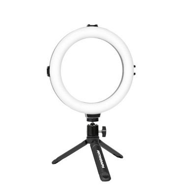 Artograph 8-Inch Ring Light with Tripod and Phone Holder