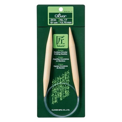 Clover Needlecraft Inc. Takumi Circular 24" No. 19 (15.00mm)