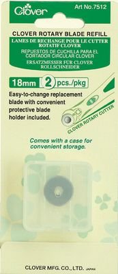Clover Needlecraft Inc. 18mm Replacemnt Blade 2pk
