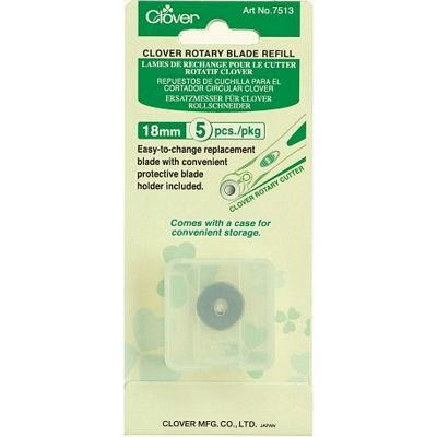 Clover Needlecraft Inc. 18mm Replacement Blade 5/pk