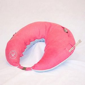 Crafteaze Hot Pink/Blue Ergonomic Maker's Pillow
