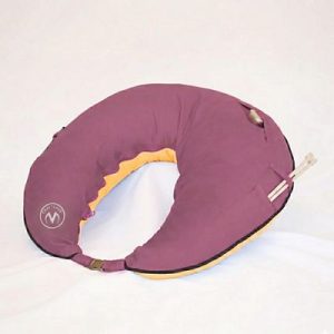 Crafteaze Purple/Orange Ergonomic Maker's Pillow