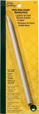 Dritz Water Soluble Marking Pencil White