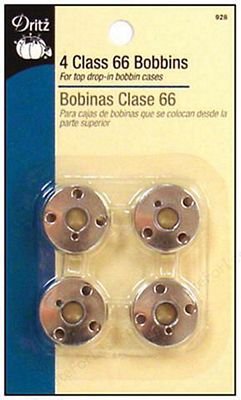 Dritz Bobbins Class 66 Metal 4ct 6/box