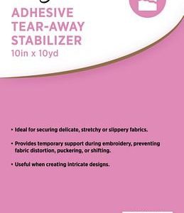 EverSewn Adh Tear-away Stabilizer 10 in x 10 yd 2/pk