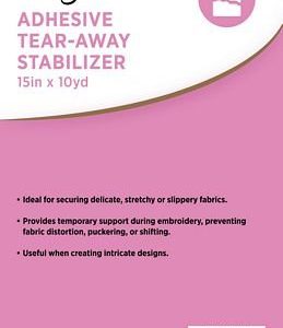 EverSewn Adh Tear-away Stabilizer 15 in x 10 yd 2/pk