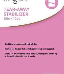 EverSewn Tear-away stabilizer 10 in x 10 yd 2/pk