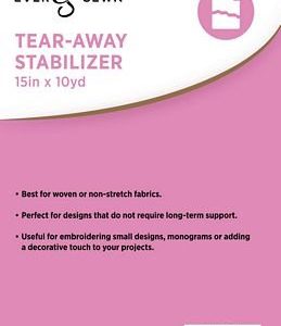 EverSewn Tear-away stabilizer 15 in x 10 yd 2/pk