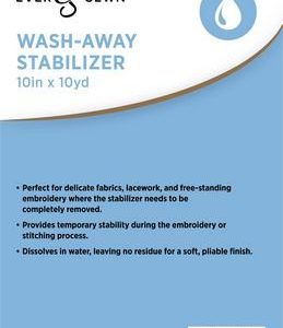 EverSewn Wash-away stabilizers 10 in x 10 yd 2/pk