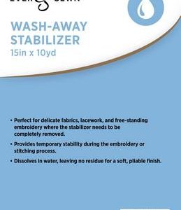 EverSewn Wash-away stabilizers 15 in x 10 yd 2/pk