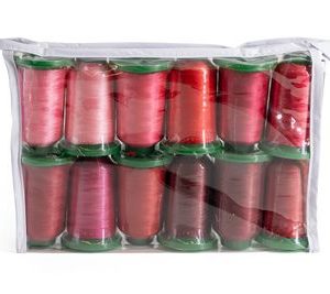 Luxury Exquisite 1000m 12 Spool Pack- Reds