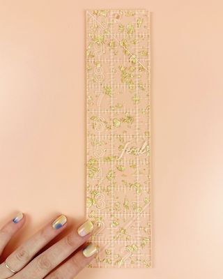 Feral Notions 2.5 x 10 ruler - Golden