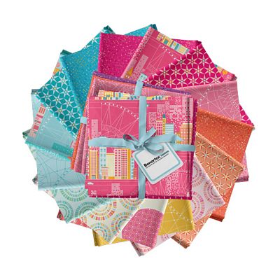 Benartex Cityscape Day- 15pc Fat Quarter