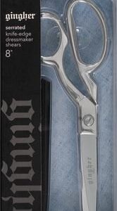 Gingher 8in Serrated Knife Edge Bent Trimmers
