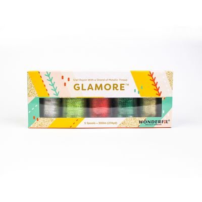 WonderFil Glamore Thread Pack Fun Christmas