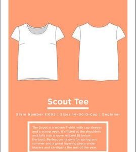 Grainline Studio, LLC Scout Tee Sizes 14-30