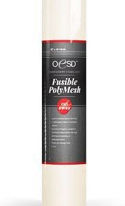 OESD Fusible Polymesh CutAway White 1.5oz 10 in x 10 yd