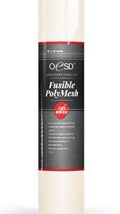 OESD Fusible Polymesh CutAway White 1.5oz 15 in x 10 yd