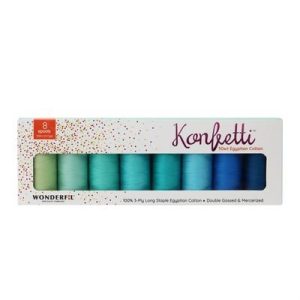 WonderFil Konfetti Pack- Crystal Lagoon 8ct.