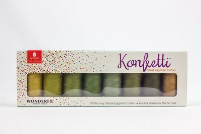 WonderFil Konfetti Pack- Forest Floor 8ct.
