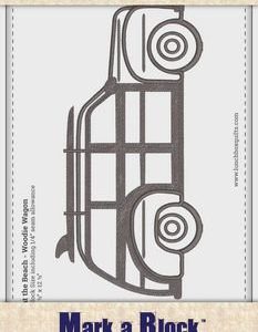 At the Beach Mark-a-Block Templates