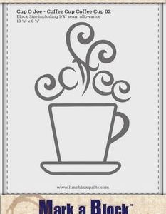 Cup O'Joe Mark-a-Block Templates