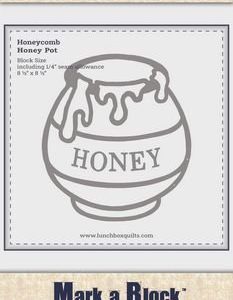 Honeycomb Flowers Mark-a-Block Templates
