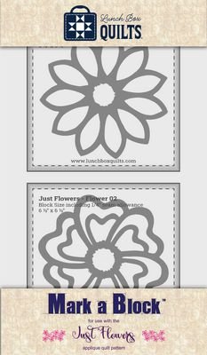 Just Flowers Mark-a-Block Templates