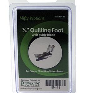 Quilting Foot (1/4 Slant) for Singer – Spring Blade – Slant shank (Compatible)