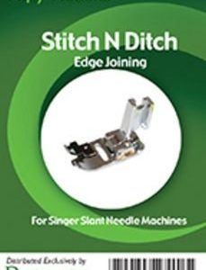 Stitch-in-the-Ditch Foot (Slant Shank) for Singer – Machines (Compatible)