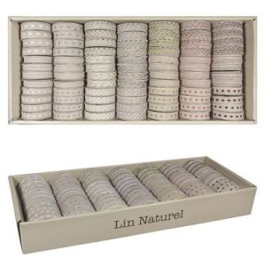 Products from Abroad Natural Linen Trim Assortment 84 spools