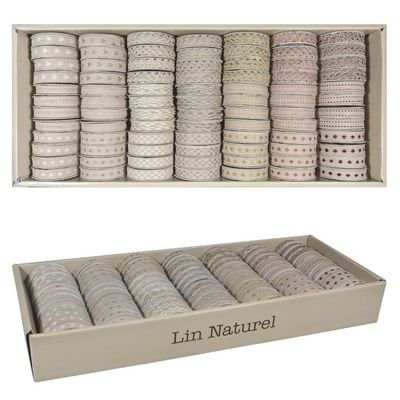 Products from Abroad Natural Linen Trim Assortment 84 spools