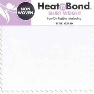 HeatnBond Shirt Weight White 20in x 25yd