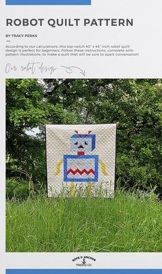 Robot Quilt Pattern