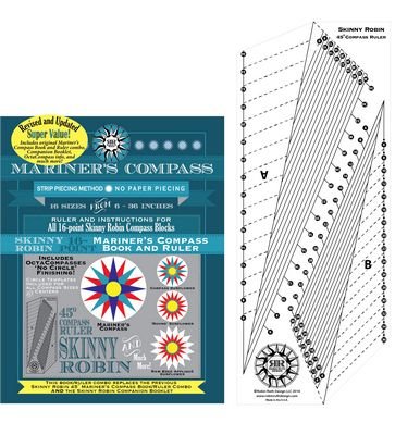 Skinny Robin 16 Point Mariner's Compass Combo