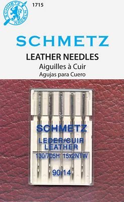 Schmetz Leather Needles Size 90/14 (5-pack, box of 10)