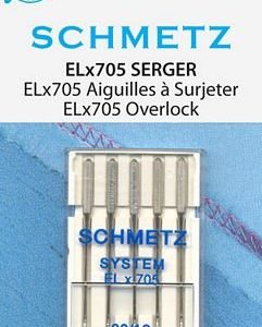 Schmetz Serger / Overlock Needles ELx705 Size 80/12 (5-pack, box of 10)